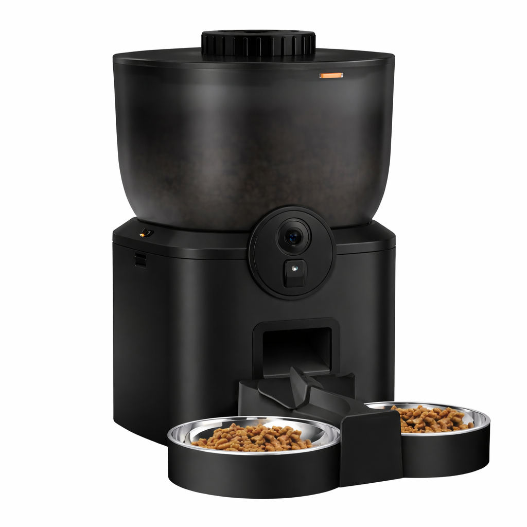Distributeur de Croquettes pour Chat Automatique avec Caméra