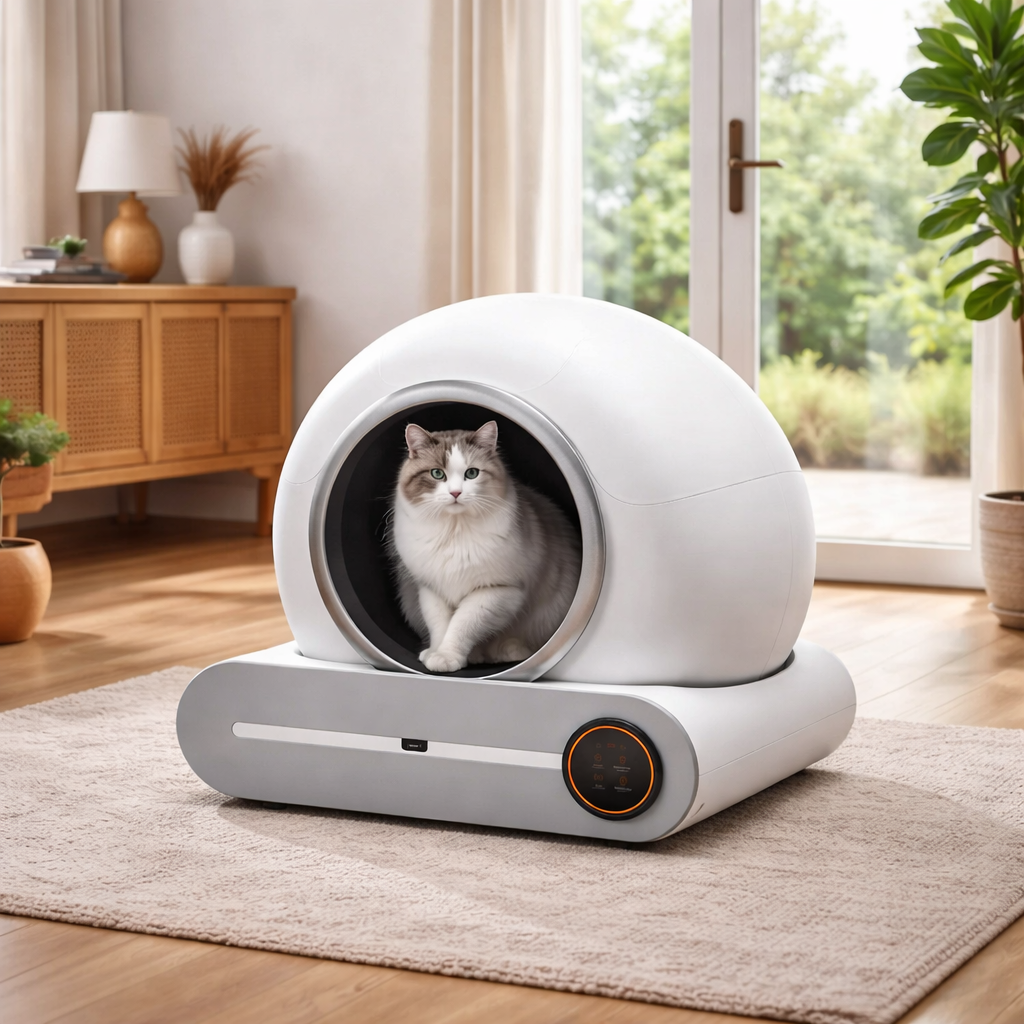 Litière Chat Automatique avec Poubelle Automatique